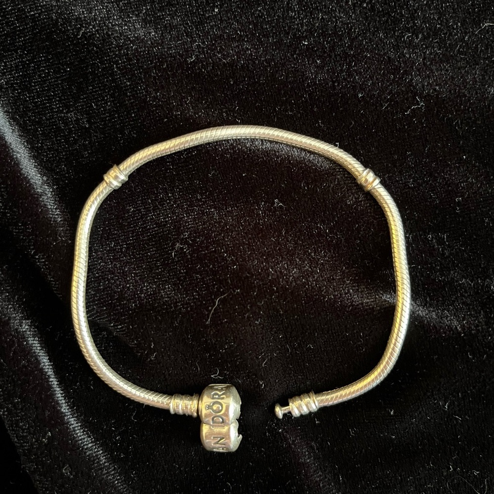 Pandora Sterling Silver Bracelet 8 in length